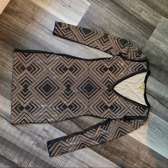 WOW COUTURE - Bodycon Studded/Bling Dress - Picture 2 of 5